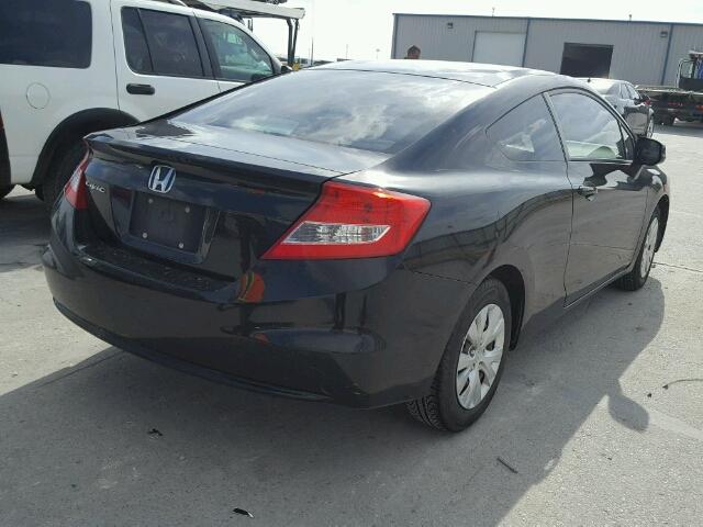 2HGFG3B52CH562628 - 2012 HONDA CIVIC BLACK photo 4