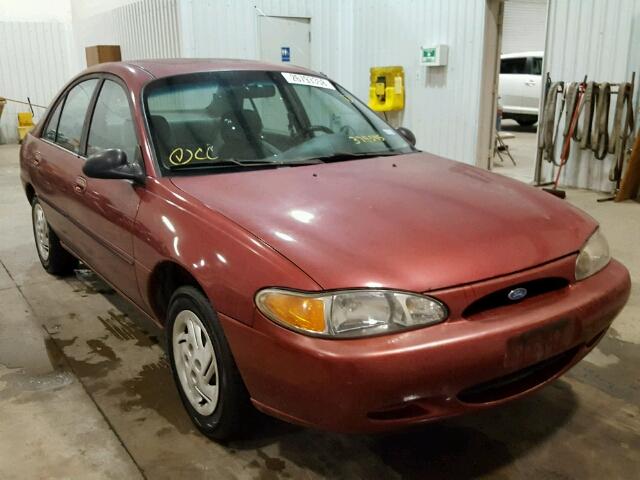 1FALP13P7VW379595 - 1997 FORD ESCORT LX MAROON photo 1