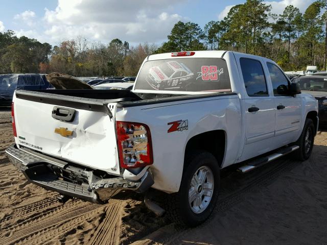 3GCPKSE33BG407784 - 2011 CHEVROLET SILVERADO WHITE photo 4