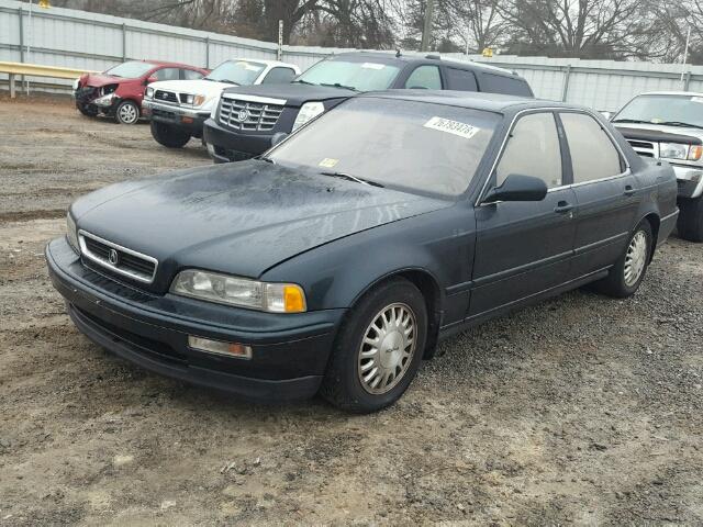 JH4KA7677PC031210 - 1993 ACURA LEGEND LS GREEN photo 2
