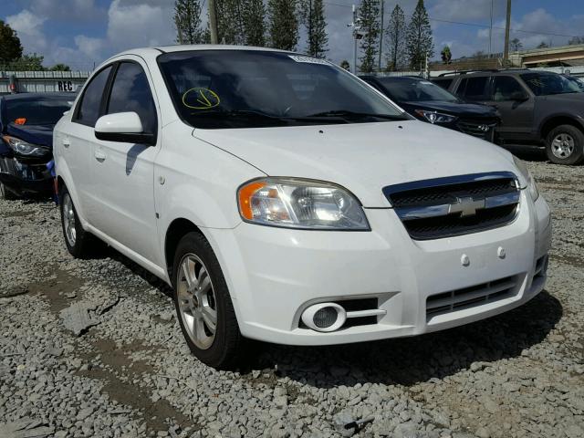 KL1TD56688B201002 - 2008 CHEVROLET AVEO BASE WHITE photo 1