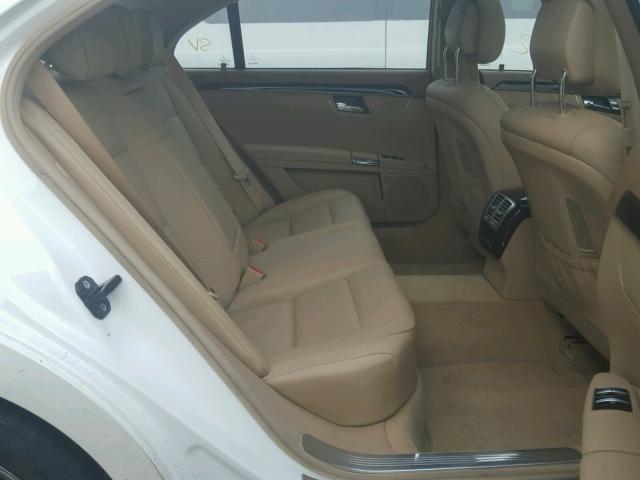 WDDNG7BB5BA393098 - 2011 MERCEDES-BENZ S 550 WHITE photo 6