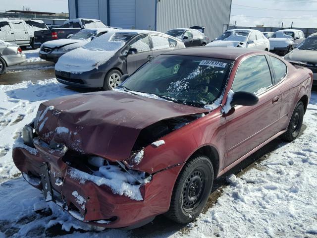 1G3NL12F53C134414 - 2003 OLDSMOBILE ALERO GL RED photo 2