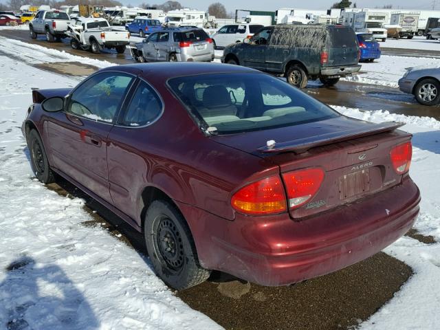 1G3NL12F53C134414 - 2003 OLDSMOBILE ALERO GL RED photo 3