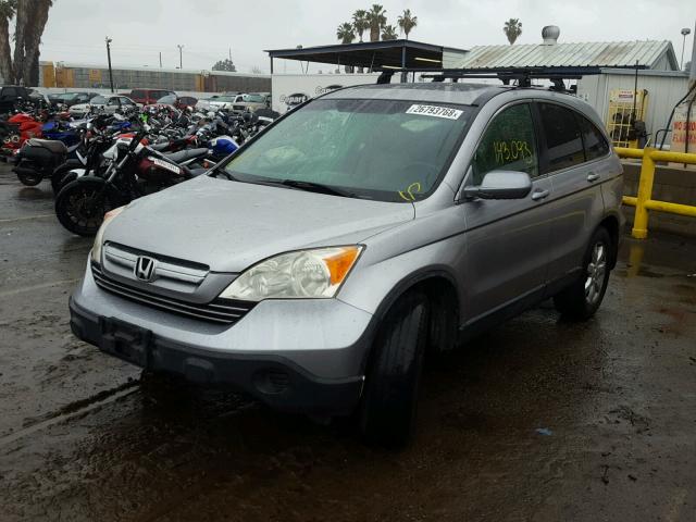 JHLRE48707C082616 - 2007 HONDA CR-V EXL SILVER photo 2