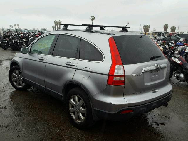 JHLRE48707C082616 - 2007 HONDA CR-V EXL SILVER photo 3