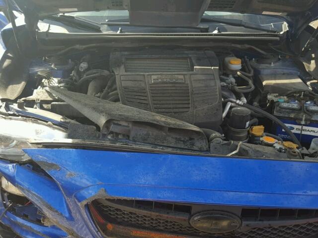 JF1VA1A63F9818358 - 2015 SUBARU WRX BLUE photo 7