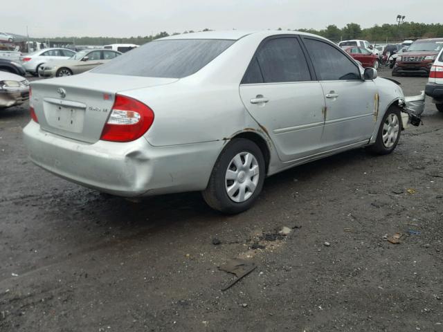 4T1BE32K93U723557 - 2003 TOYOTA CAMRY LE SILVER photo 4