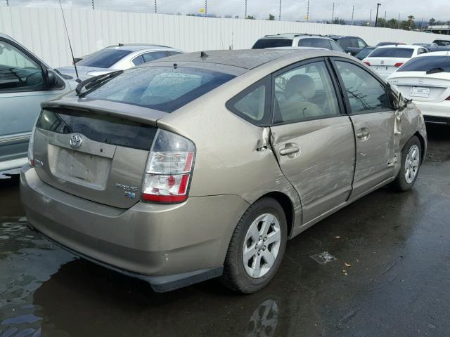 JTDKB22U940034541 - 2004 TOYOTA PRIUS BEIGE photo 4