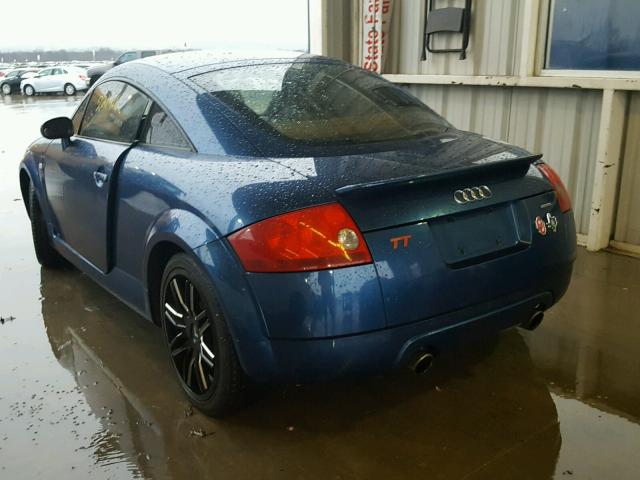 TRUWT28N841009225 - 2004 AUDI TT QUATTRO BLUE photo 3