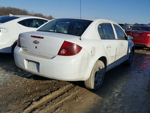 1G1AK55F467611750 - 2006 CHEVROLET COBALT LS WHITE photo 4