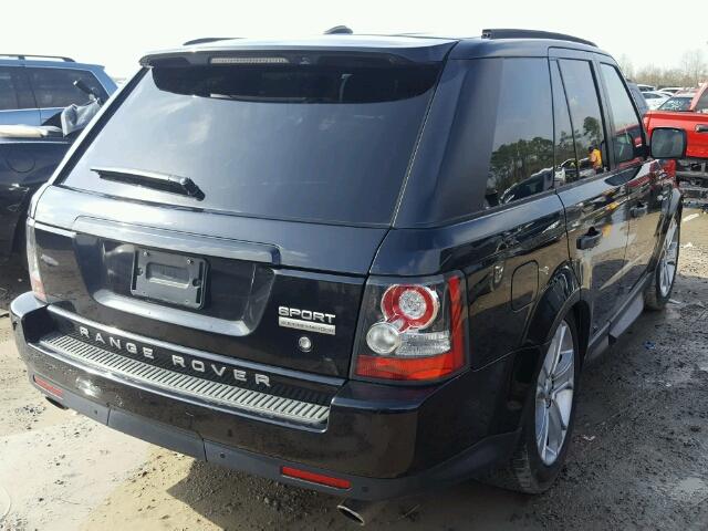 SALSH2E40BA716749 - 2011 LAND ROVER RANGE ROVE BLACK photo 4