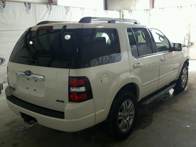 1FMEU75EX8UA38231 - 2008 FORD EXPLORER L WHITE photo 4