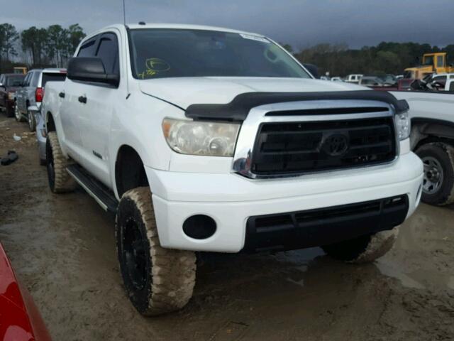 5TFEM5F15CX036544 - 2012 TOYOTA TUNDRA CRE WHITE photo 1