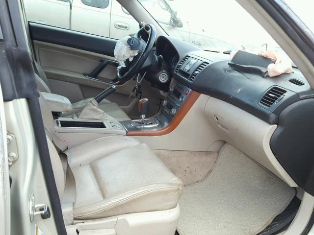 4S4BP62C457384471 - 2005 SUBARU LEGACY OUT TWO TONE photo 5