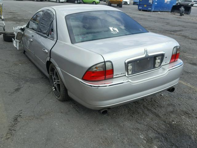 1LNHM86S05Y630555 - 2005 LINCOLN LS GRAY photo 3