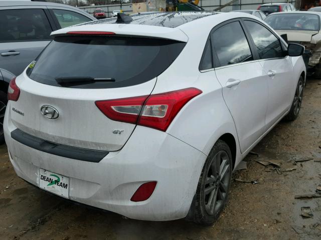 KMHD35LH4GU270175 - 2016 HYUNDAI ELANTRA GT WHITE photo 4