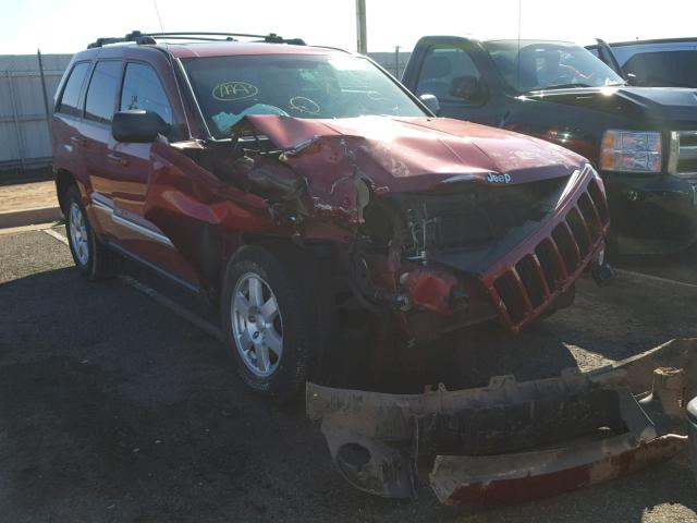 1J4RS4GTXAC152564 - 2010 JEEP GRAND CHER RED photo 1