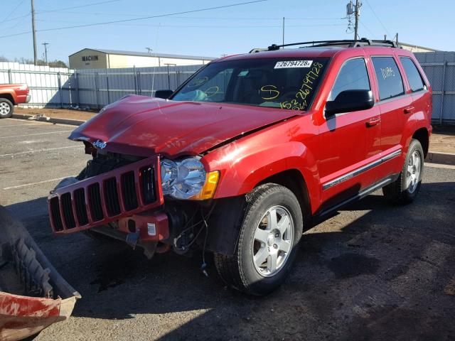 1J4RS4GTXAC152564 - 2010 JEEP GRAND CHER RED photo 2