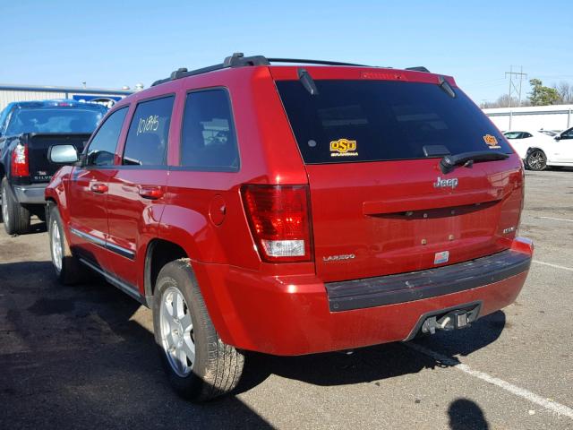 1J4RS4GTXAC152564 - 2010 JEEP GRAND CHER RED photo 3