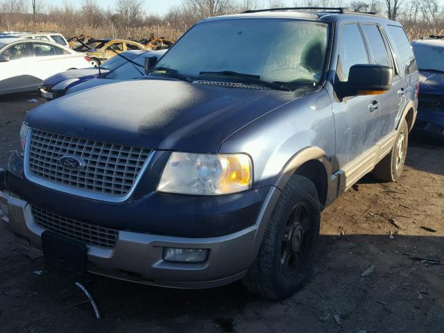 1FMPU18L34LB07082 - 2004 FORD EXPEDITION BLUE photo 2