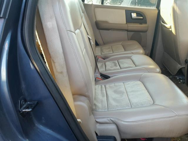1FMPU18L34LB07082 - 2004 FORD EXPEDITION BLUE photo 6