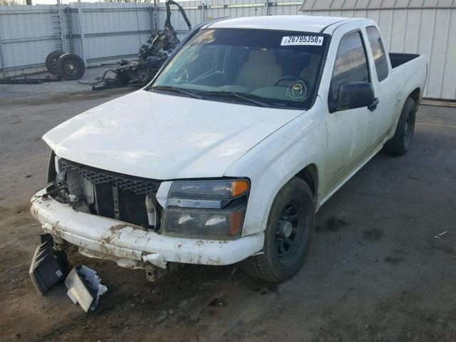 1GCCS196758198802 - 2005 CHEVROLET COLORADO WHITE photo 2