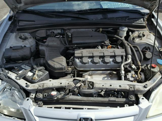 2HGES16523H616065 - 2003 HONDA CIVIC LX SILVER photo 7