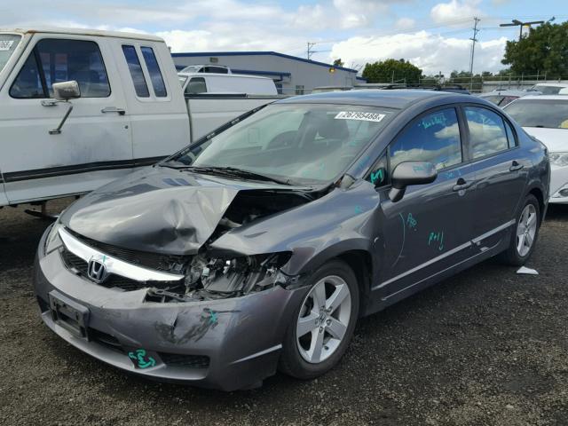 19XFA1F64AE077892 - 2010 HONDA CIVIC GRAY photo 2