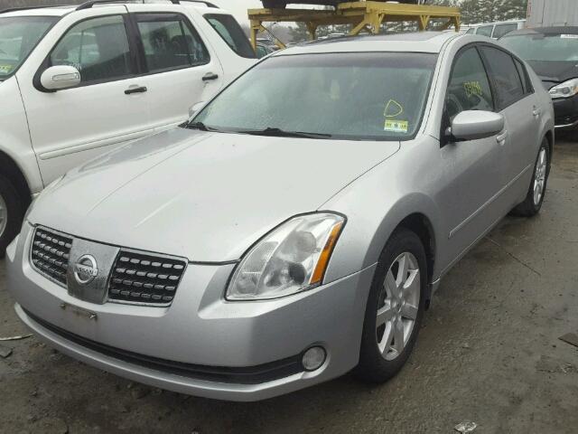 1N4BA41E14C810741 - 2004 NISSAN MAXIMA SE SILVER photo 2