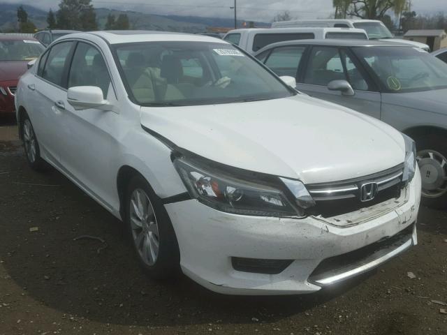 1HGCR2F73FA256950 - 2015 HONDA ACCORD EX WHITE photo 1