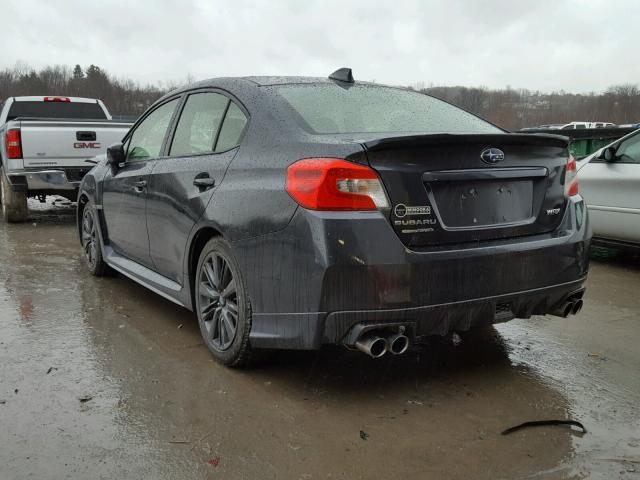 JF1VA1B69H9817765 - 2017 SUBARU WRX CHARCOAL photo 3