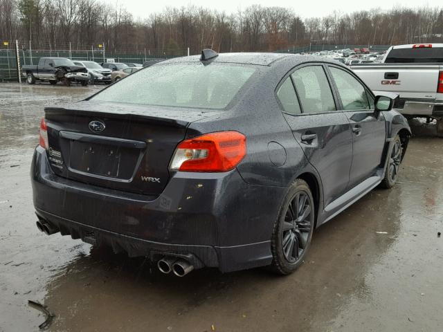 JF1VA1B69H9817765 - 2017 SUBARU WRX CHARCOAL photo 4