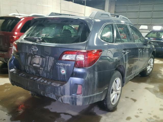 4S4BSBAC1F3287195 - 2015 SUBARU OUTBACK 2. GRAY photo 4