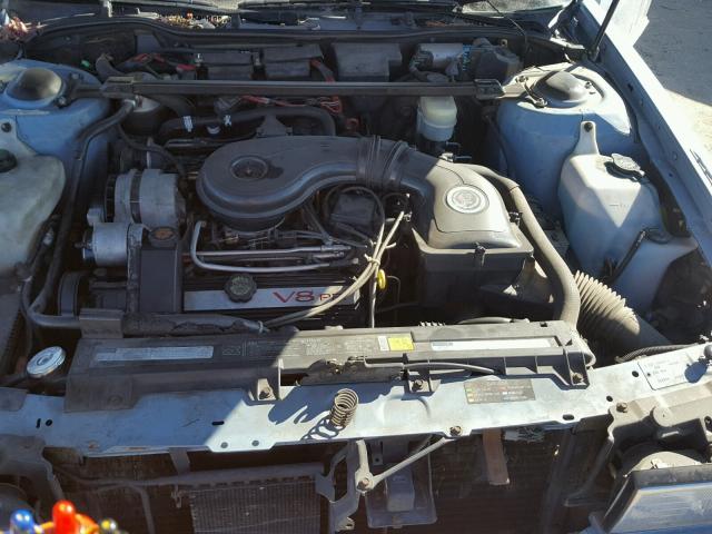 1G6CD53B3N4322727 - 1992 CADILLAC DEVILLE BLUE photo 7