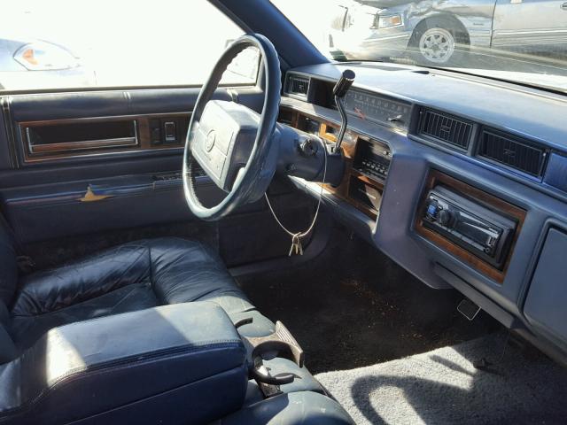 1G6CD53B3N4322727 - 1992 CADILLAC DEVILLE BLUE photo 9