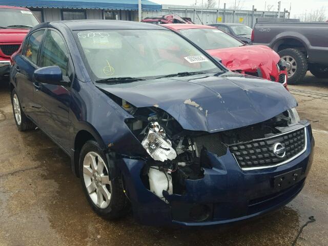 3N1AB61EX7L606482 - 2007 NISSAN SENTRA BLUE photo 1