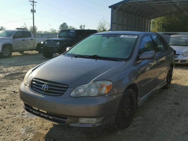 1NXBR32E54Z225324 - 2004 TOYOTA COROLLA GRAY photo 2