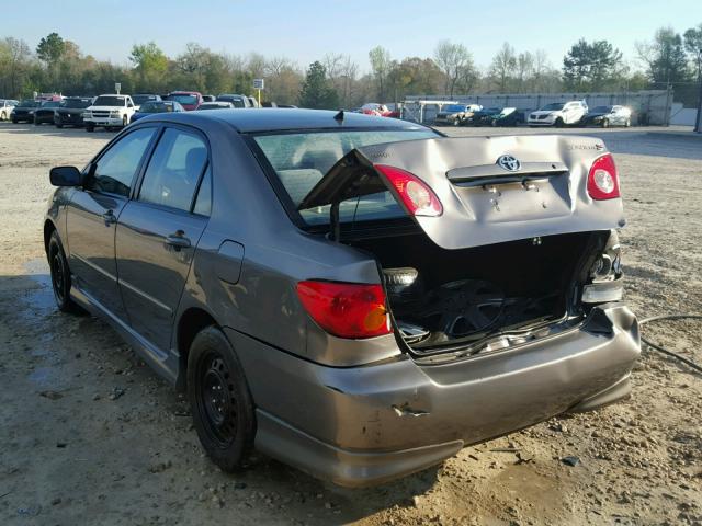 1NXBR32E54Z225324 - 2004 TOYOTA COROLLA GRAY photo 3