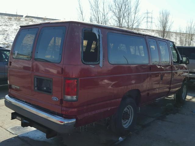 1FBJS31F7VHA13196 - 1997 FORD ECONOLINE RED photo 4