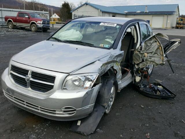 1B3HB48A99D136992 - 2009 DODGE CALIBER SX SILVER photo 2