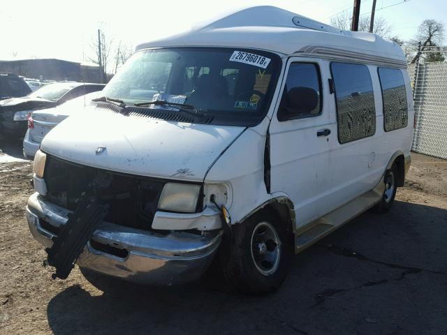 2B6HB11YXWK104420 - 1998 DODGE RAM VAN B1 WHITE photo 2