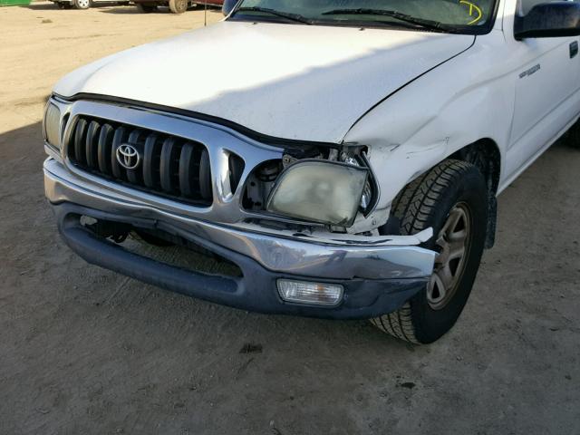 5TEVL52N32Z884571 - 2002 TOYOTA TACOMA XTR WHITE photo 9