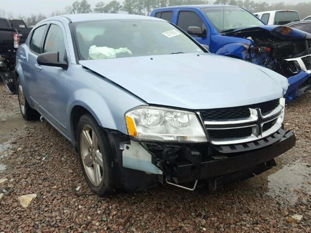 1C3CDZAB8DN712372 - 2013 DODGE AVENGER SE BLUE photo 1