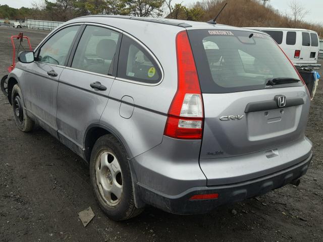 JHLRE48337C081070 - 2007 HONDA CR-V LX SILVER photo 3