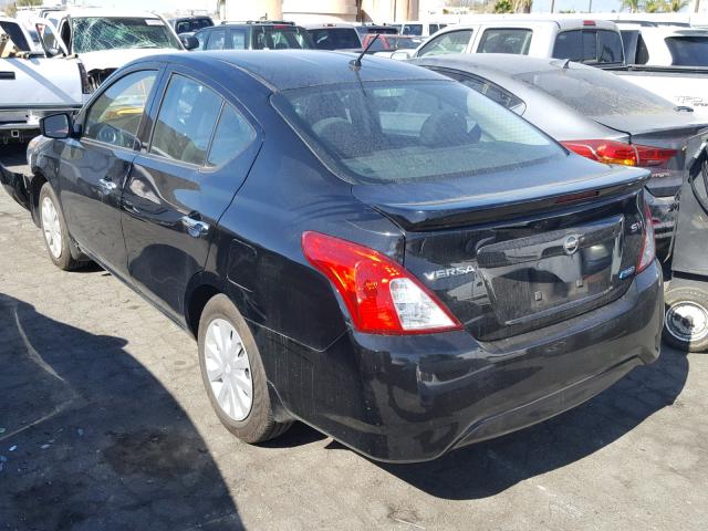 3N1CN7AP6GL873786 - 2016 NISSAN VERSA S BLACK photo 3