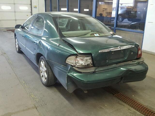 1MEFM53S6YA631395 - 2000 MERCURY SABLE LS GREEN photo 3