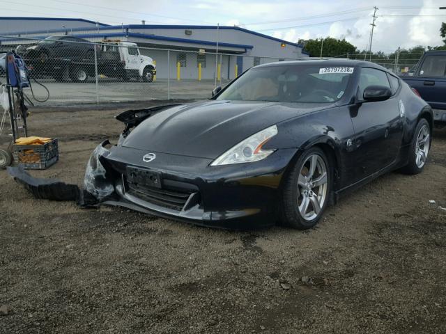 JN1AZ44E29M404336 - 2009 NISSAN 370Z BLACK photo 2