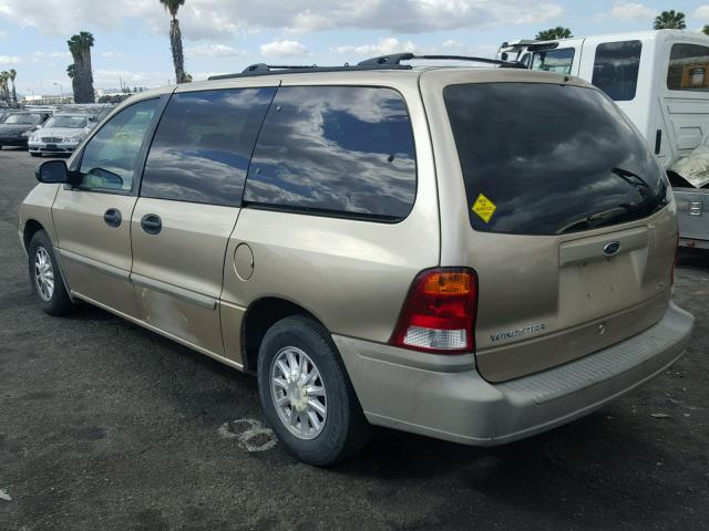 2FMZA514XXBB36739 - 1999 FORD WINDSTAR L BEIGE photo 3