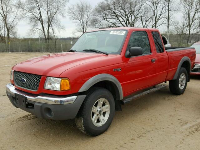 1FTZR45EX3PA65359 - 2003 FORD RANGER SUP RED photo 2